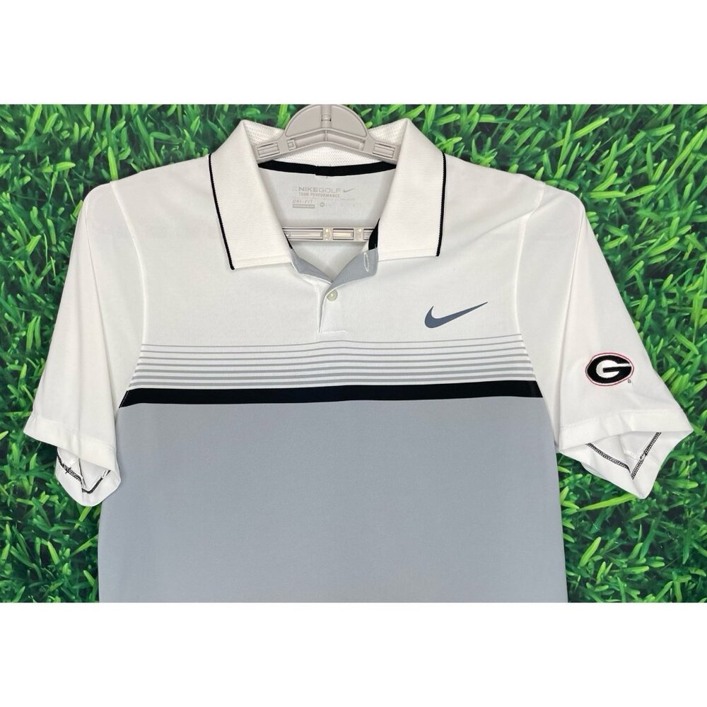 Georgia Bulldogs UGA Dawgs Nike Golf Tour Performance Dri-Fit Polo Shirt Medium